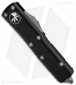 Microtech UTX-85 Spartan OTF Automatic Knife Black (3.1" Apocalyptic) -Avokelavavat Sales Store Microtech UTX 85 Spartan OTF AK Black 3in Apocalyptic BHQ 178482 td spine