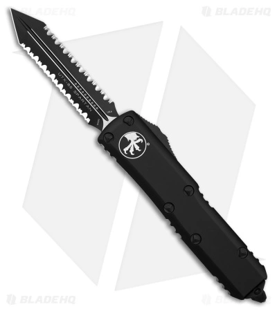 Microtech UTX-85 Spartan Tactical OTF Automatic Knife (3.1" Black Double FS) 3 Microtech UTX-85 Spartan Tactical OTF Automatic Knife (3.1" Black Double FS)