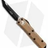 Microtech UTX-85 T/E OTF Automatic Knife Tan (3.125" Black) 232-1TA -Avokelavavat Sales Store Microtech UTX 85 TE OTF Auto Tan Black 233 1TA BHQ 83524 jr 1