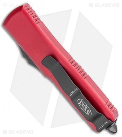 Microtech UTX-85 T/E OTF Automatic Knife Red (3.125" Black) 233-1RD 5 Microtech UTX-85 T/E OTF Automatic Knife Red (3.125" Black) 233-1RD - Image 3