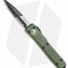 Microtech Ultratech Bayonet OTF Automatic Knife OD Green (3.4" Black Serr) -Avokelavavat Sales Store Microtech Ultratech Bayonet OTF Automatic Knife OD Green 3.4in Black Serr 120 2OD BHQ 7499 LS 2