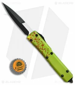 Microtech Ultratech Bayonet Zombie Tech OTF Automatic Knife (3.5" Black) 120-1Z -Avokelavavat Sales Store Microtech Ultratech Bayonet Zombie Tech black BHQ 13382 er bottlecap