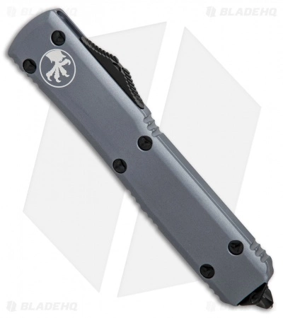 Microtech Ultratech D/E OTF Automatic Knife CC Gray (3.4" Black Full Serr) 4 Microtech Ultratech D/E OTF Automatic Knife CC Gray (3.4" Black Full Serr) - Image 2