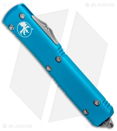 Microtech Ultratech D/E OTF Automatic Knife Turquoise CC (3.4" Apocalyptic) 4 Microtech Ultratech D/E OTF Automatic Knife Turquoise CC (3.4" Apocalyptic) - Image 2