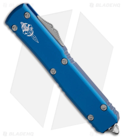 Microtech Ultratech Hellhound Razor OTF Automatic Blue (3.4" SW) 119R-10BLS 4 Microtech Ultratech Hellhound Razor OTF Automatic Blue (3.4" SW) 119R-10BLS - Image 2