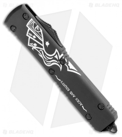 Microtech Ultratech OTF Automatic Knife Dead Man's Hand (3.4" DLC) Left Half 4 Microtech Ultratech OTF Automatic Knife Dead Man's Hand (3.4" DLC) Left Half - Image 2