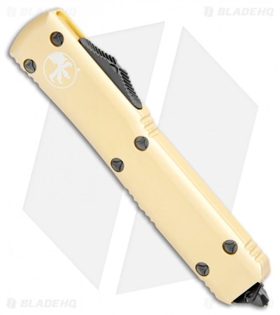 Microtech Ultratech OTF D/E Automatic Knife Gold (3.4" Black DLC) 122-1DLCTCG 4 Microtech Ultratech OTF D/E Automatic Knife Gold (3.4" Black DLC) 122-1DLCTCG - Image 2