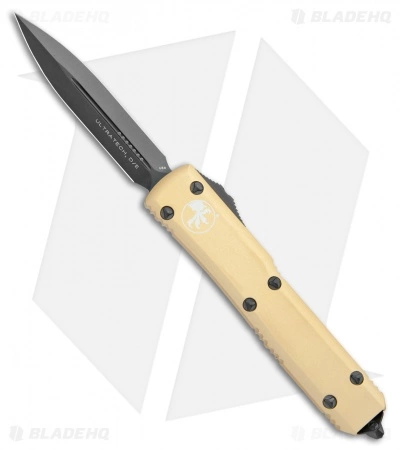 Microtech Ultratech OTF D/E Automatic Knife Gold (3.4" Black DLC) 122-1DLCTCG 3 Microtech Ultratech OTF D/E Automatic Knife Gold (3.4" Black DLC) 122-1DLCTCG