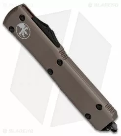 Microtech Ultratech Spartan OTF Automatic Knife Tan CC (3.4" Black Full Serr) -Avokelavavat Sales Store Microtech Ultratech OTF Spartan Tan CC Blk Full Serr 223 3CCTA BHQ 51779 jr spine