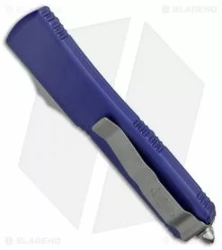Microtech Ultratech T/E OTF Automatic Knife CC Purple (3.4" Stonewash) -Avokelavavat Sales Store Microtech Ultratech OTF TE Purple SW 123 10PU BHQ 67534 jr side