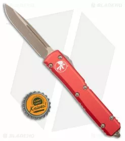 Microtech Ultratech S/E OTF Auto Knife Red Alum (3.4" Bronzed Apocalyptic) -Avokelavavat Sales Store Microtech Ultratech SE OTF Auto Red Bronze Apocalyptic BHQ 180378 jr bottlecap