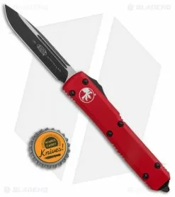 Microtech Ultratech S/E OTF Automatic Knife Red CC (3.4" Black) 121-1RD -Avokelavavat Sales Store Microtech Ultratech SE OTF Auto Red CC Black 121 1RD BHQ 51581 jr bottlecap