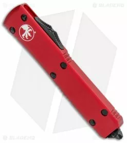 Microtech Ultratech S/E OTF Automatic Knife Red CC (3.4" Black) 121-1RD -Avokelavavat Sales Store Microtech Ultratech SE OTF Auto Red CC Black 121 1RD BHQ 51581 jr spine