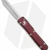 Microtech Ultratech Spartan OTF Automatic Knife Merlot Red (3.4" Stonewash)