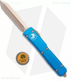 Microtech Ultratech Spartan OTF Automatic Knife Blue Alum (3.4" Bronze) 223-13BL -Avokelavavat Sales Store Microtech Ultratech Spartan OTF Automatic Knife Blue Alum Bronze 223 13BL BHQ 181086 kc bottle cap