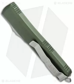 Microtech Ultratech Spartan OTF Automatic Knife OD Green CC (3.4" Satin Serr) 8 Microtech Ultratech Spartan OTF Automatic Knife OD Green CC (3.4" Satin Serr) -Avokelavavat Sales Store Microtech Ultratech Spartan OTF OD Green CC Satin Serr 223 5OD BHQ 74524 jr side