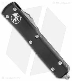 Microtech Ultratech T/E Tanto OTF Automatic Knife CC (3.4" Satin) 123-4 -Avokelavavat Sales Store Microtech Ultratech TE OTF Auto CC Satin BHQ 51738 jr spine