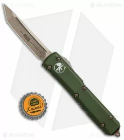 Microtech Ultratech T/E OTF Automatic Knife OD Green CC (3.4" Bronze SW) -Avokelavavat Sales Store Microtech Ultratech TE OTF Auto OD Green Bronze Apocalyptic 123 13 BHQ 89936 jr bottlecap