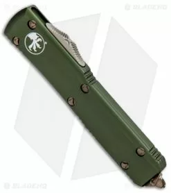 Microtech Ultratech T/E OTF Automatic Knife OD Green CC (3.4" Bronze SW) -Avokelavavat Sales Store Microtech Ultratech TE OTF Auto OD Green Bronze Apocalyptic 123 13 BHQ 89936 jr spine