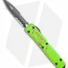 Microtech Ultratech Zombie-Tech D/E OTF Knife CC (3.5" Black Serr) 122-2Z