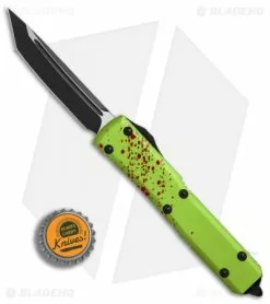 Microtech Ultratech Zombie Tech T/E Automatic Knife CC (3.5" Black) 123-1Z -Avokelavavat Sales Store Microtech Ultratech Zombie Tech TE black BHQ 13386 er bottlecap