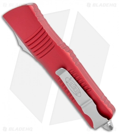 Microtech Combat Troodon D/E OTF Automatic Knife Red (3.8" Stonewash) 142-10RD 5 Microtech Combat Troodon D/E OTF Automatic Knife Red (3.8" Stonewash) 142-10RD - Image 3