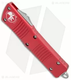 Microtech Combat Troodon D/E OTF Automatic Knife Red (3.8" Stonewash) 142-10RD 7 Microtech Combat Troodon D/E OTF Automatic Knife Red (3.8" Stonewash) 142-10RD -Avokelavavat Sales Store Microtech combat Troodon DE OTF Auto Red SW 142 10RD BHQ 1908 jr spine