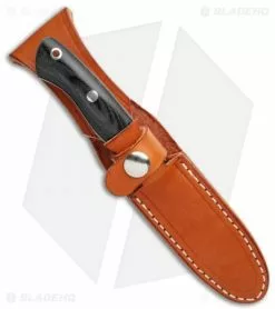 Bark River Mini Aurora Hunter Fixed Blade Knife Black Canvas (3.6" Satin) -Avokelavavat Sales Store Mini Aurora Black Canvas 3V BA06028MBC BHQ 115580 LS Side