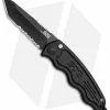 Mini SOG TAC Automatic Knife (Black Tanto Serr) ST-13