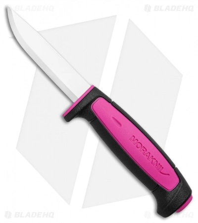Morakniv Basic 511 Fixed Blade Knife Black/Pink (3.5" Satin) 3 Morakniv Basic 511 Fixed Blade Knife Black/Pink (3.5" Satin)