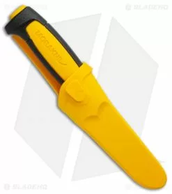 Morakniv Basic 511 Fixed Blade Knife Black/Yellow (3.5" Satin) -Avokelavavat Sales Store Mora Basic 511 Yellow BHQ 117785 LS Sheath