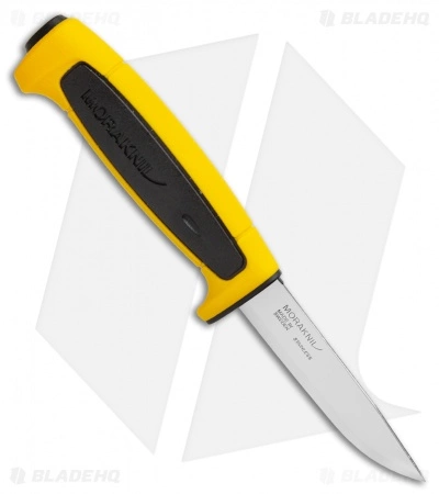 Morakniv Basic 546 Fixed Blade Knife Yellow (3.625" Satin) 4 Morakniv Basic 546 Fixed Blade Knife Yellow (3.625" Satin) - Image 2