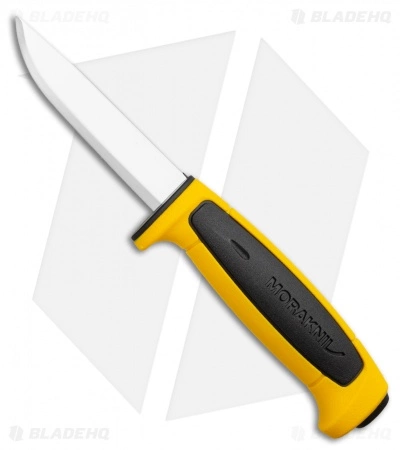 Morakniv Basic 546 Fixed Blade Knife Yellow (3.625" Satin) 3 Morakniv Basic 546 Fixed Blade Knife Yellow (3.625" Satin)
