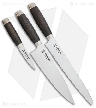 Mora Classic Kitchen Knife 3 Pack Black Birch Wood 1891 3 Mora Classic Kitchen Knife 3 Pack Black Birch Wood 1891