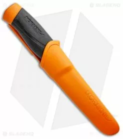 Morakniv Companion Heavy Duty Fixed Blade Black/Orange (3.88" Satin) 8 Morakniv Companion Heavy Duty Fixed Blade Black/Orange (3.88" Satin) -Avokelavavat Sales Store Mora Companion Heavy Duty SS Black Orange Satin BHQ 90413 jr sheath