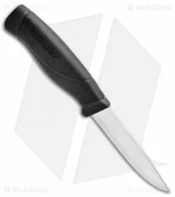 Morakniv Companion Heavy Duty Fixed Blade Stainless Steel Black (3.88" Satin) -Avokelavavat Sales Store Mora Companion Heavy Duty SS Black Satin BHQ 90723 jr spine