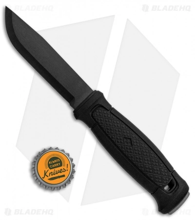 Morakniv Garberg Fixed Blade Knife Black W/ Multi-Mount Sheath (4.25" Black) 6 Morakniv Garberg Fixed Blade Knife Black W/ Multi-Mount Sheath (4.25" Black) - Image 4