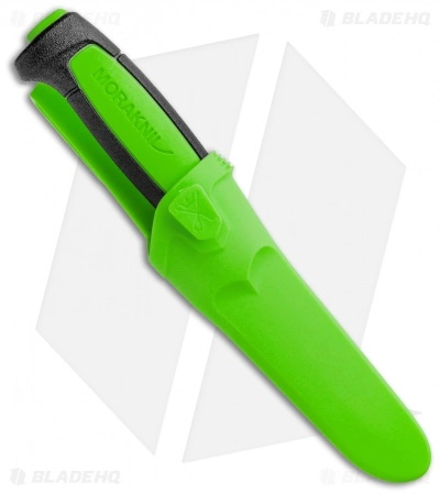 Morakniv Basic 511 Fixed Blade Knife Black/Green (3.5" Satin) M-13466 5 Morakniv Basic 511 Fixed Blade Knife Black/Green (3.5" Satin) M-13466 - Image 3