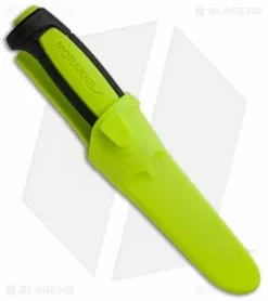 Morakniv Basic 511 Fixed Blade Knife Black/Lime Green (3.5" Satin) 8 Morakniv Basic 511 Fixed Blade Knife Black/Lime Green (3.5" Satin) -Avokelavavat Sales Store Morakniv Basic 511 Black Lime Green Satin BHQ 74222 jr sheath