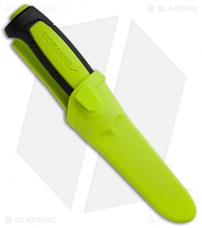 Morakniv Basic 511 Fixed Blade Knife Black/Lime Green (3.5" Satin) 5 Morakniv Basic 511 Fixed Blade Knife Black/Lime Green (3.5" Satin) - Image 3
