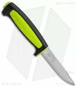 Morakniv Basic 511 Fixed Blade Knife Black/Lime Green (3.5" Satin) 7 Morakniv Basic 511 Fixed Blade Knife Black/Lime Green (3.5" Satin) -Avokelavavat Sales Store Morakniv Basic 511 Black Lime Green Satin BHQ 74222 jr spine