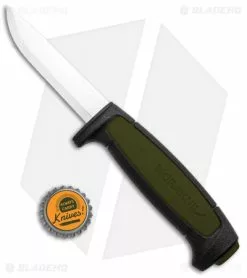 Morakniv Basic 511 Fixed Blade Knife Black/OD Green (3.5" Satin) -Avokelavavat Sales Store Morakniv Basic 511 Fixed Black OD Green Satin BHQ 85394 jr bottlecap