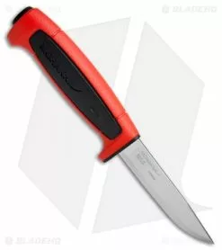 Morakniv Basic 511 Fixed Blade Knife Red/Black (3.5" Satin) -Avokelavavat Sales Store Morakniv Basic 511 Red Black Satin Sweden 01814 BHQ 74221 jr spine