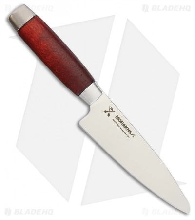 Morakniv Classic Utility Kitchen Knife Red Wood (5" Satin) 1891 3 Morakniv Classic Utility Kitchen Knife Red Wood (5" Satin) 1891