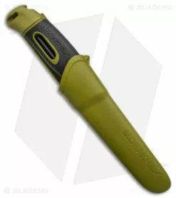 Morakniv Companion Spark Fixed Blade Knife Green W/ Fire Starter (4" Satin) -Avokelavavat Sales Store Morakniv Companion Spark Stainless Steel W Fire Starter Green 2in 5cm Satin BHQ 137583 td sheath