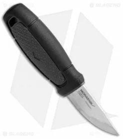 Morakniv Eldris Pocket-Size Fixed Blade Neck Knife Kit Black (2.125" Satin) -Avokelavavat Sales Store Morakniv Eldris Black M 12647 BHQ 35170 jr side