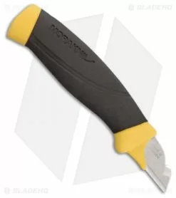 Morakniv Electrician Fixed Blade Knife Black/Yellow (1.25" Satin)