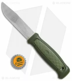 Morakniv Kansbol Fixed Blade Knife OD Green W/ Multi-Mount Sheath (4.125" Satin) -Avokelavavat Sales Store Morakniv Kansbol OD green multi mount sheath satin BHQ 50338 er size