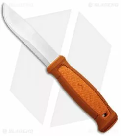 Morakniv Kansbol Fixed Blade Knife Orange W/ Multi-Mount Sheath (4.125" Satin)
