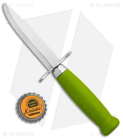 Morakniv Scout 39 Safe Fixed Blade Knife Lime Green (3.3" Satin) 6 Morakniv Scout 39 Safe Fixed Blade Knife Lime Green (3.3" Satin) - Image 4
